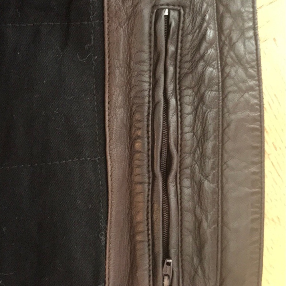 Wilson’s leather Men’s Jacket Large Brown - Picture 12 of 13